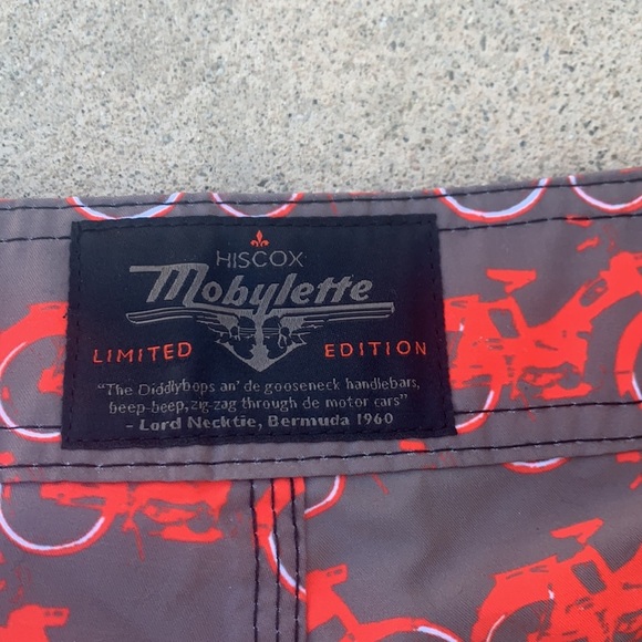 💚Mobylette Limited Edition Swim-trunks Size 38 - Picture 6 of 7